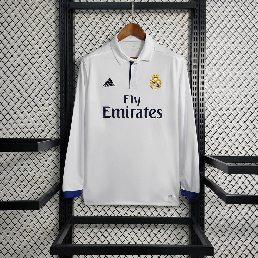 Camiseta Real Madrid 2015/16 Local Manga Larga