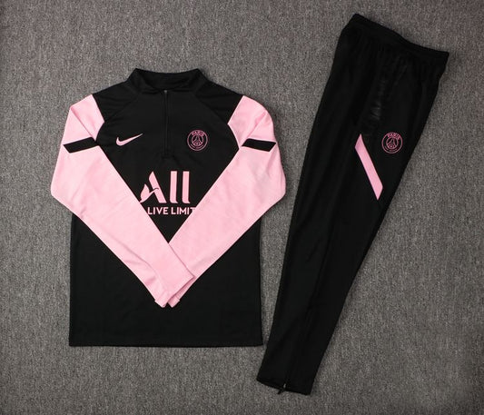 Chandal PSG Negro y Rosa