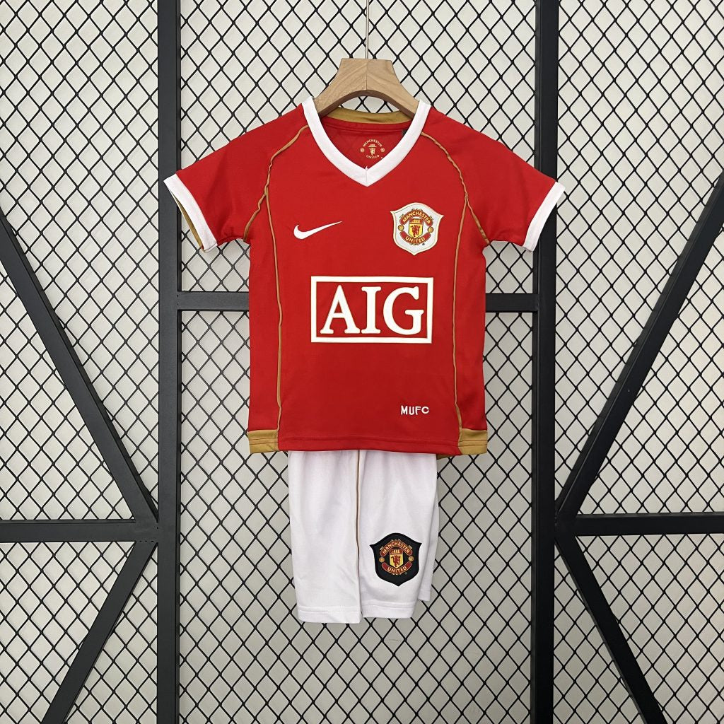 Conjunto Niños Manchester United 2006/07 Local