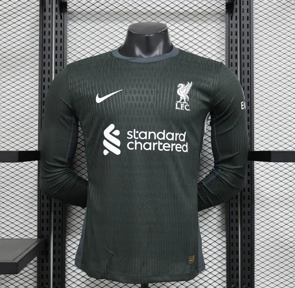 Camiseta Liverpool 2024/25 Visitante Manga Larga