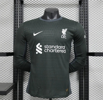 Camiseta Liverpool 2024/25 Visitante Manga Larga