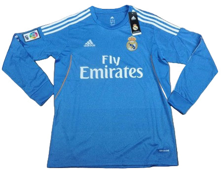 Camiseta Real Madrid 2013/14 Visitante Manga Larga