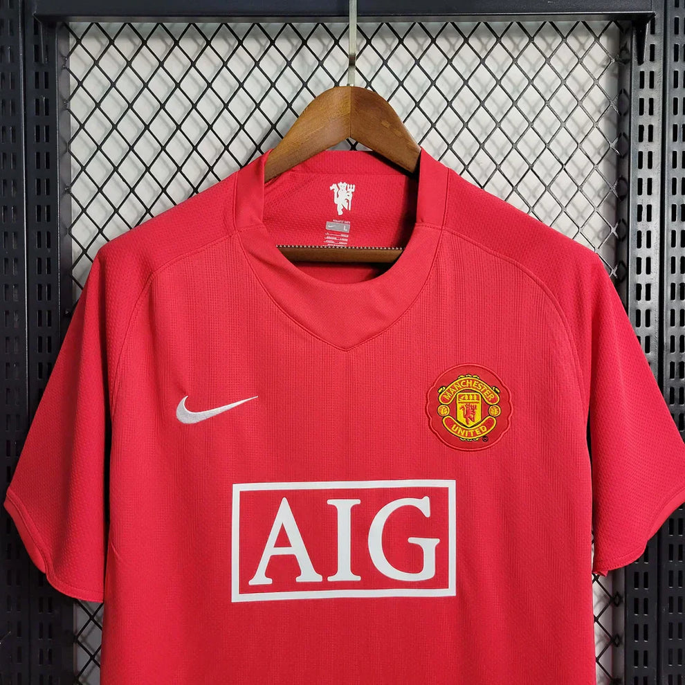 Camiseta Manchester United 2007/08 Local