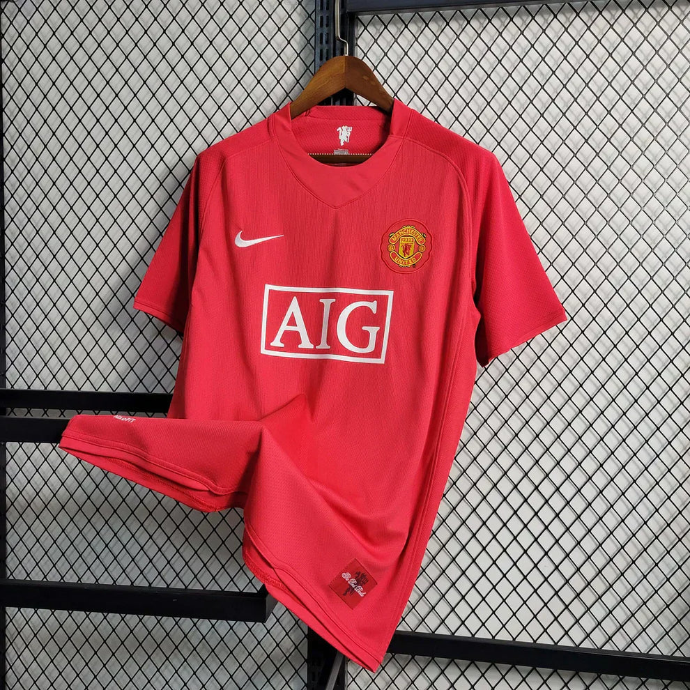 Camiseta Manchester United 2007/08 Local