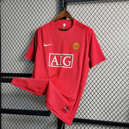 Camiseta Manchester United 2007/08 Local