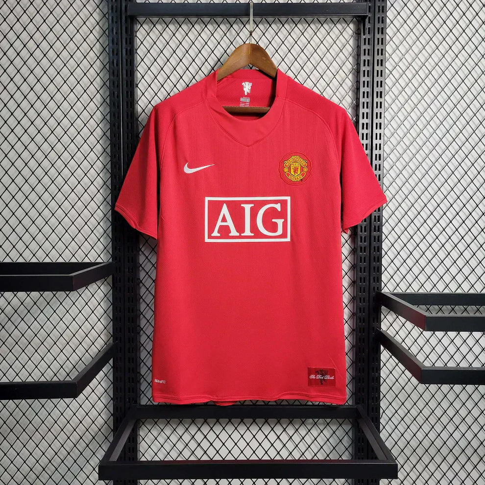Camiseta Manchester United 2007/08 Local