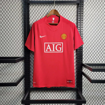 Camiseta Manchester United 2007/08 Local